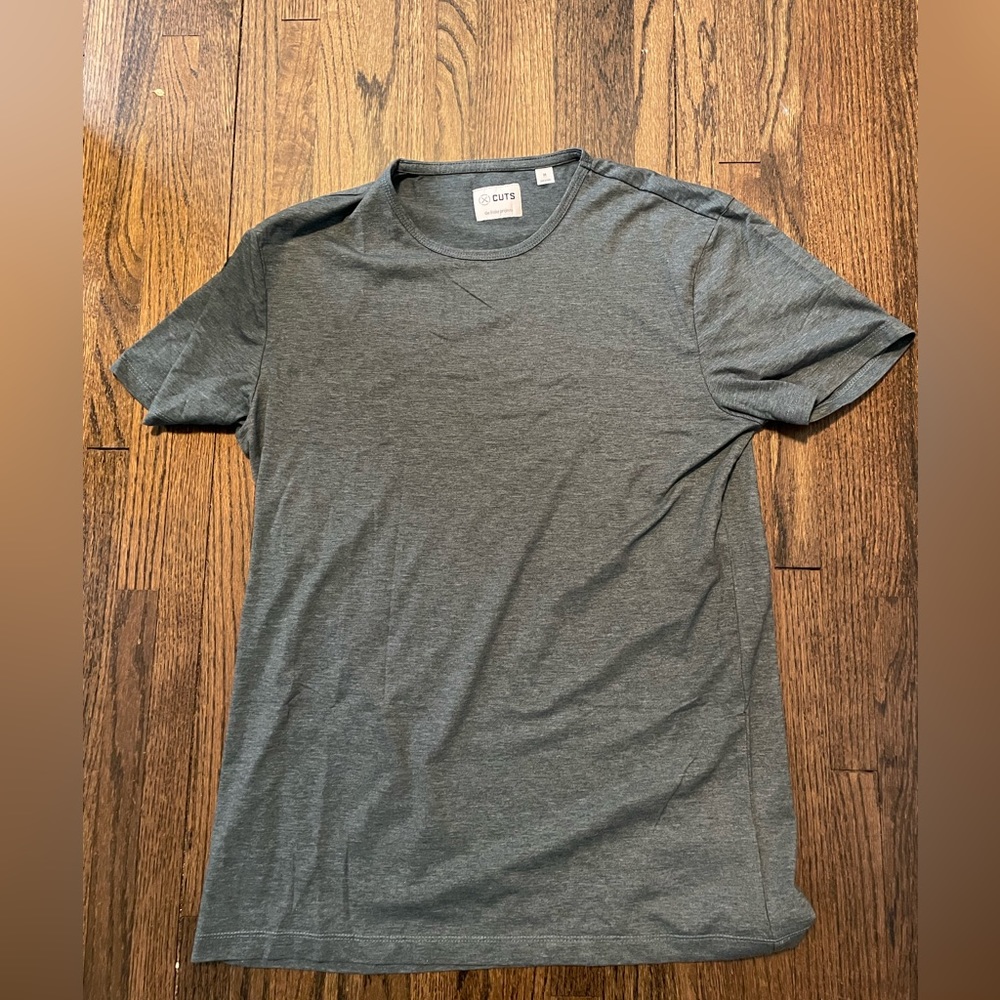 Cuts clothing straight hem t-shirt, M blue